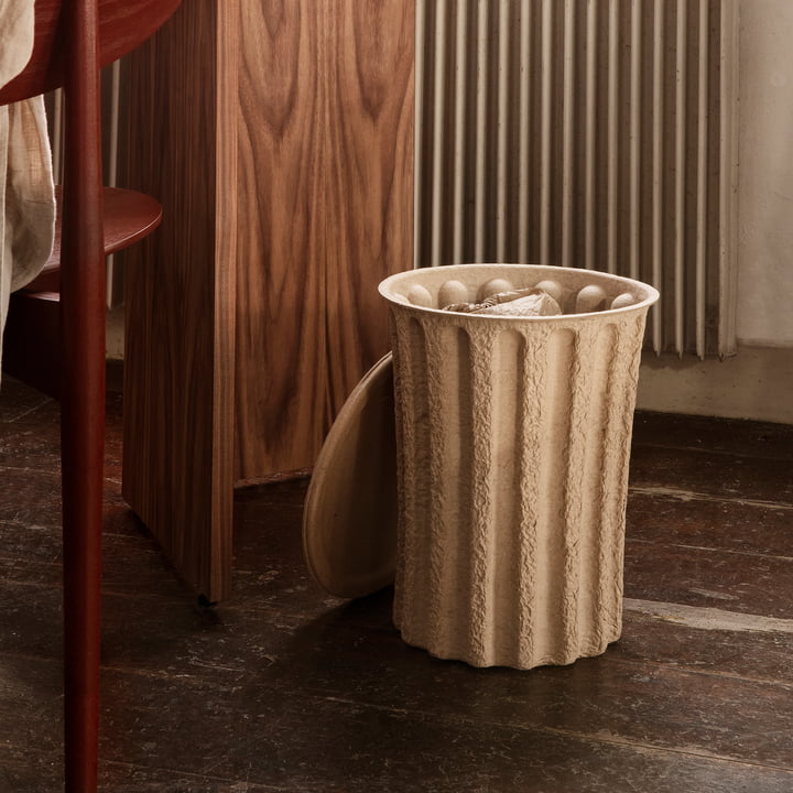 Paper Pulp ferm Living - Papierbak, grijsbruin