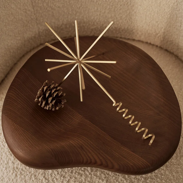 Ferm Living - kerstboomklapper, messing