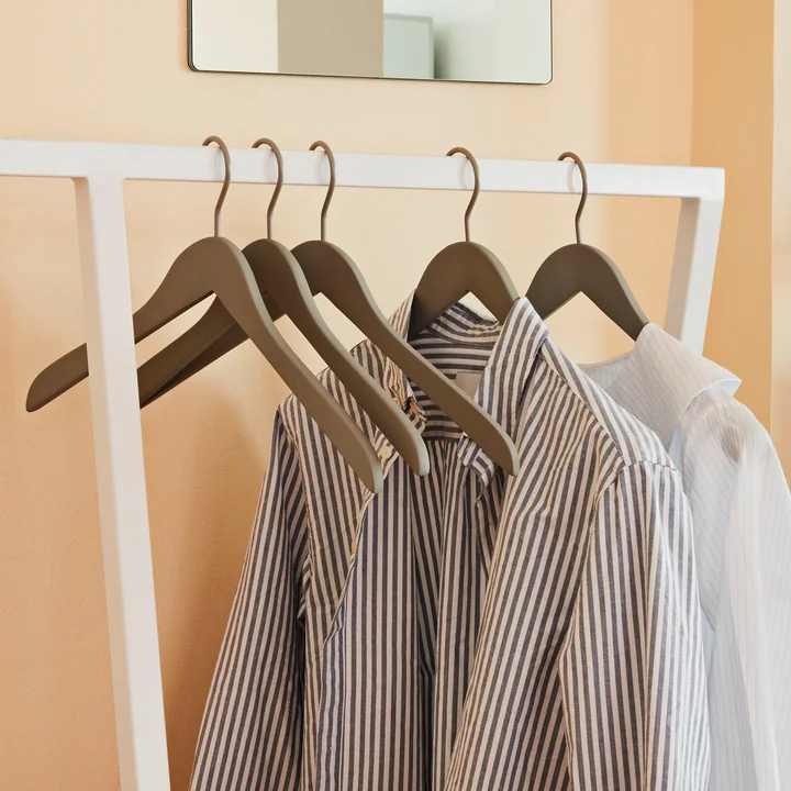 HAY - Soft Coat Slim Kleerhanger, grijs