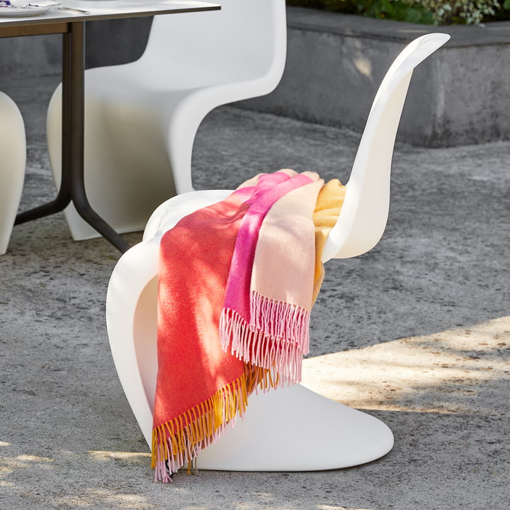 Vitra Colour Block - Deken, roze / beige