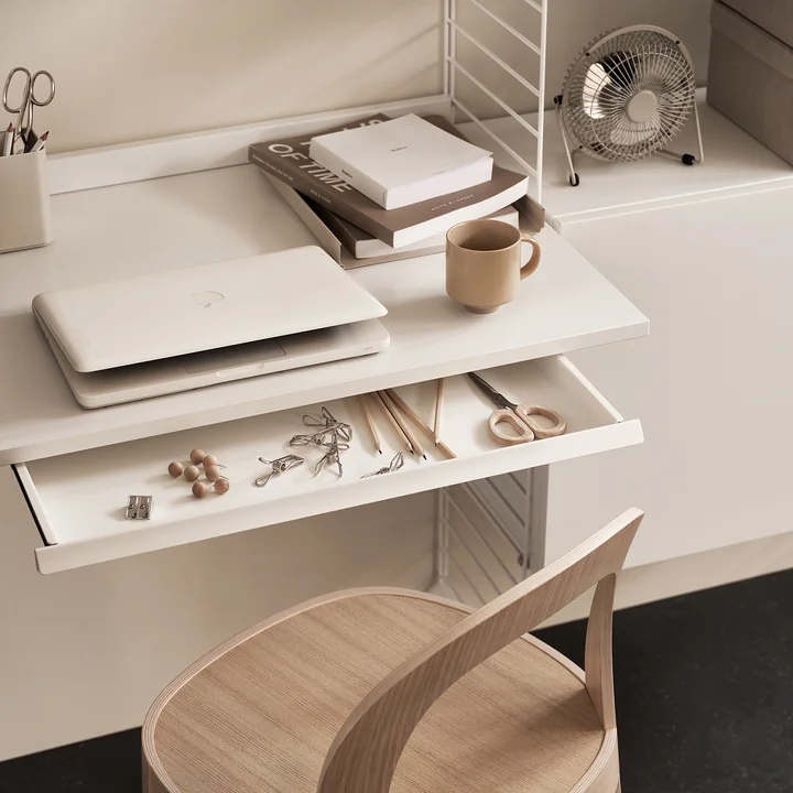 String Works - Bureaulade 58 x 30 cm, wit