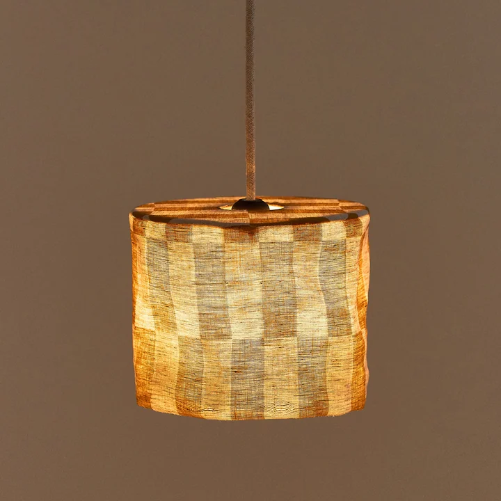 Nobodinoz - Vibes lampenkap, Ø 20 cm, linnen, zwart