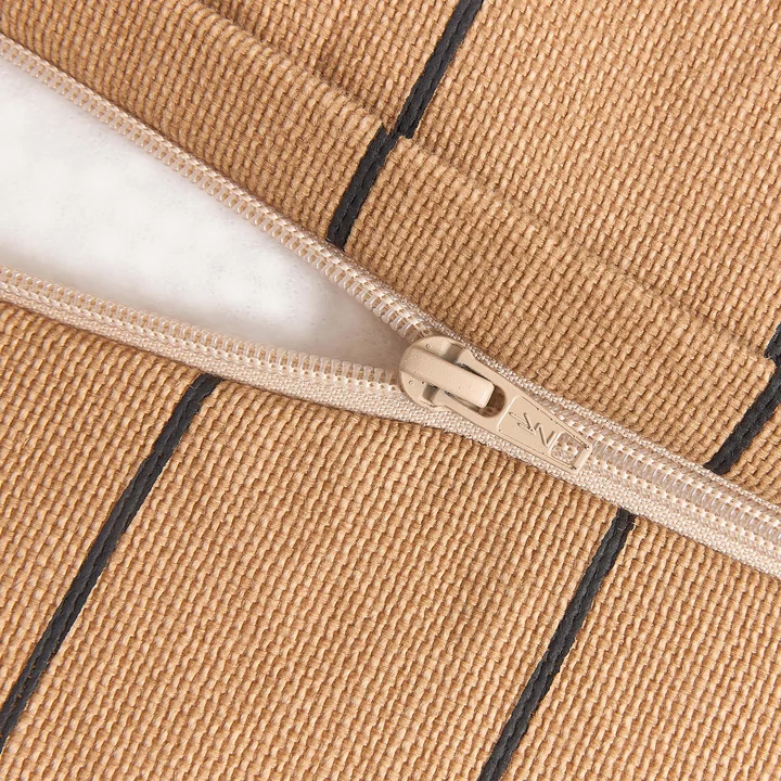 Nobodinoz - Zitzak Vibes, L 74 x H 40 cm, bruin/zwart