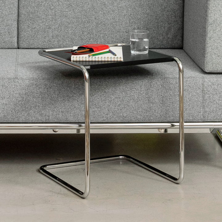 Thonet B 97 - Set tafel, chroom / zwart