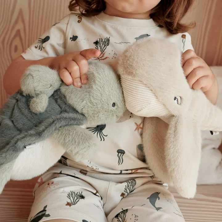 LIEWOOD - Berman Teddy walvis en Berto Teddy schildpad met baby