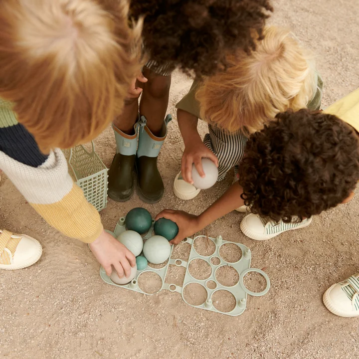 LIEWOOD Emmett - Bolen set, zand / multimix