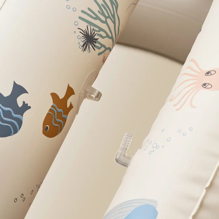 LIEWOOD - Hadleia zwembad met overkapping, Ø 108 cm, Zeedier/Zand