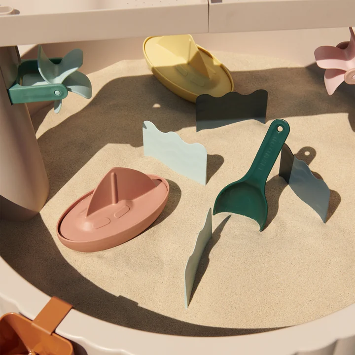 LIEWOOD - Sepp speeltafel, 80 x 76 cm, zandkleurig multimix