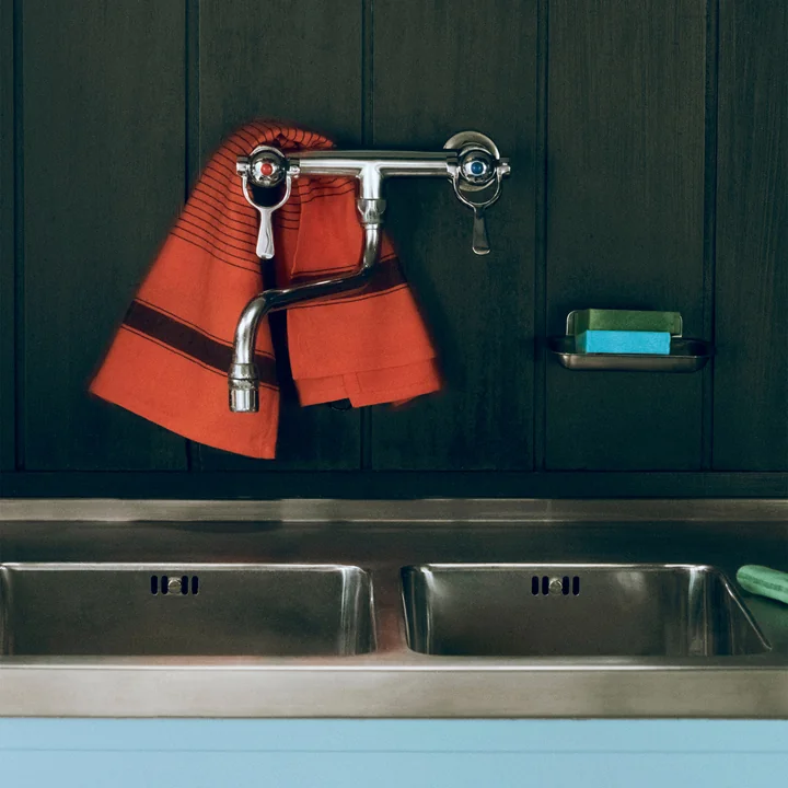 HAY Linear - Theedoek, 80 x 52 cm, warm rood