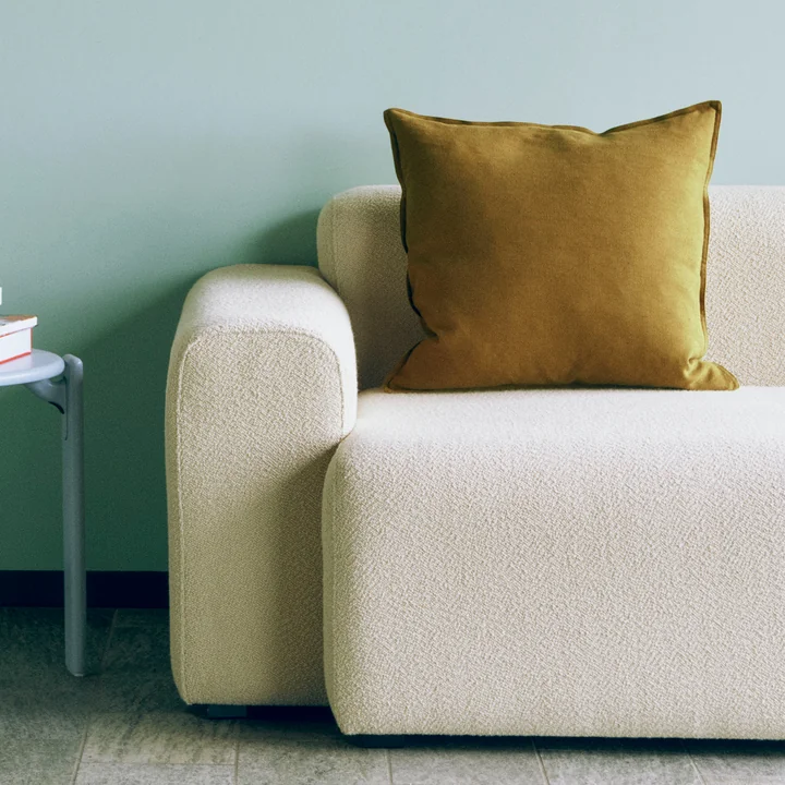 HAY Linen - Kussen, 50 x 50 cm, olijf