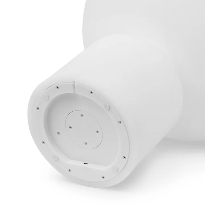 Yo LED tafellamp met oplaadbare batterij, wit, groot, H 60 x Ø 40 cm by Normann Copenhagen