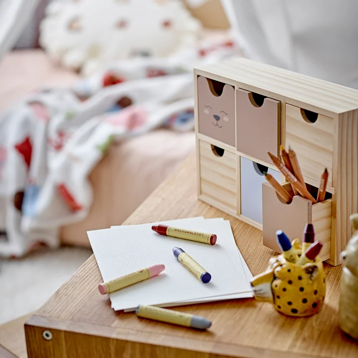 Bloomingville Calle Mini - Opbergdoos, bruin