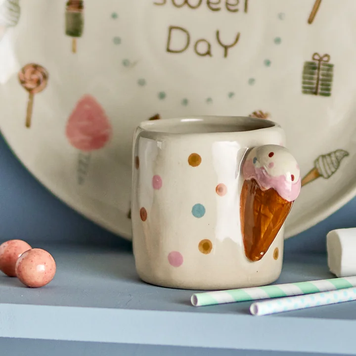 Bloomingville Creamy Mini - beker, veelkleurig