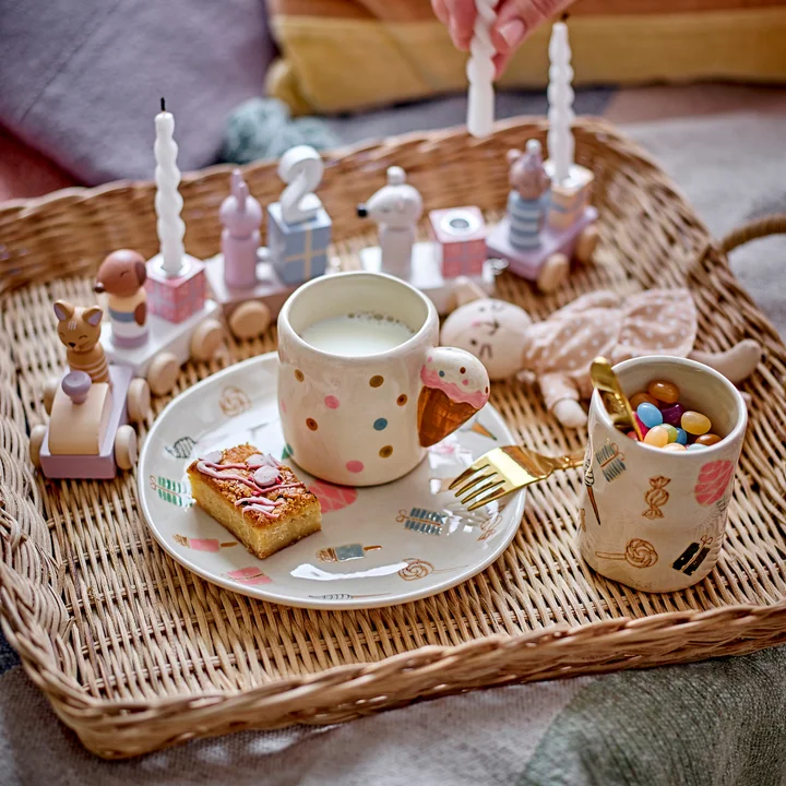 Bloomingville Creamy Mini - beker, veelkleurig