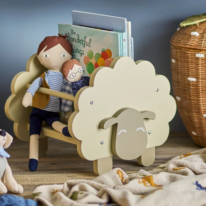 Bloomingville Dolly Mini - Boekenplank, schaap, grijs