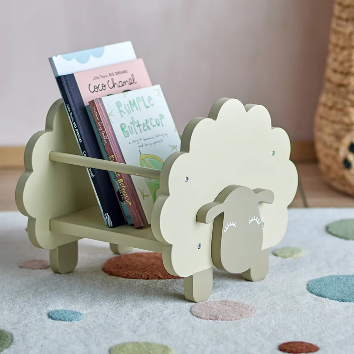 Bloomingville Dolly Mini - Boekenplank, schaap, grijs