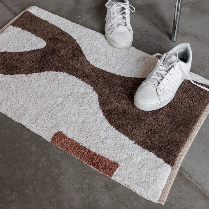 Mette Ditmer Figura - Vloerkleed, 80 x 50 cm, bruin