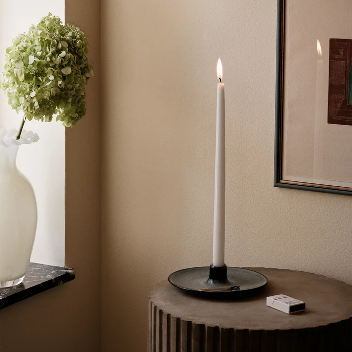 Broste Copenhagen Nordic Sea - Kaarshouder, zacht blauw