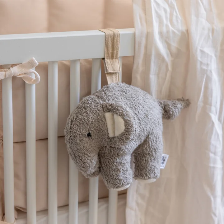 Sebra - Muziekdoos, olifant, grijs