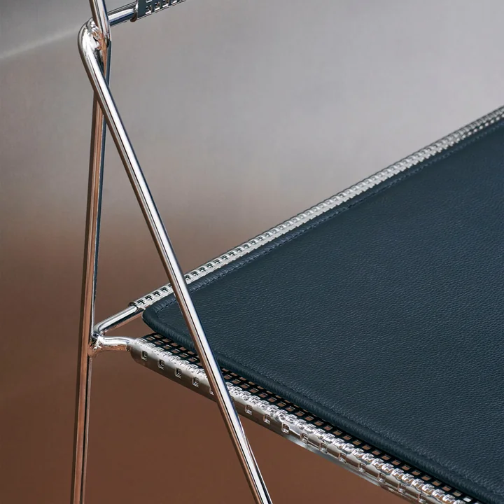 X-Line HAY - Stoel, binnen, verchroomd / verchroomd met zitkussen