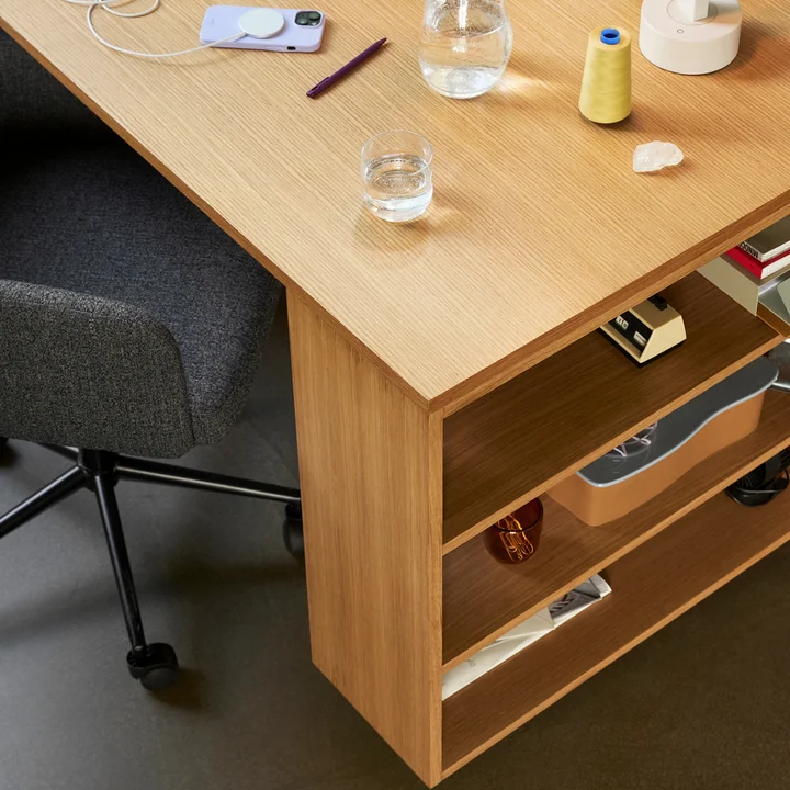 Hübsch Interior - Bureautafel met wielen