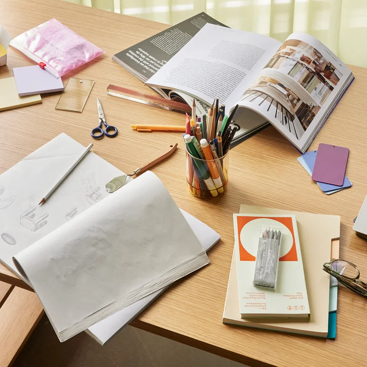 Hübsch Interior - Bureautafel met wielen