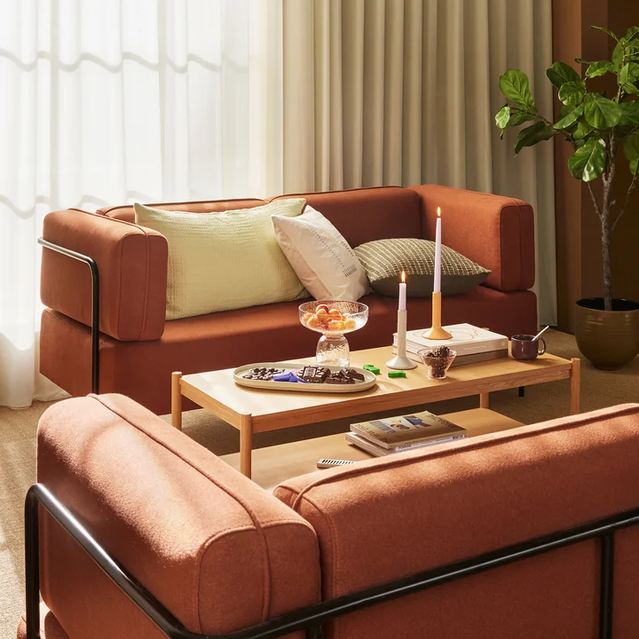 Hübsch Interior - Seize salontafel 120 x 51 cm, eiken