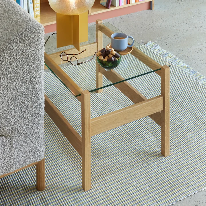 Hübsch Interior - Ledge bijzettafel, eiken