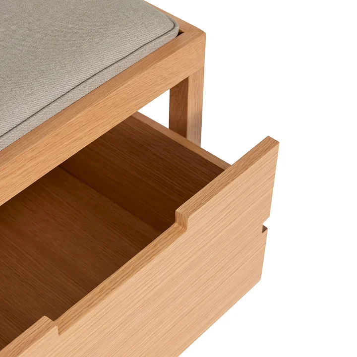 Hübsch Interior - Bifi bank, eik / zand