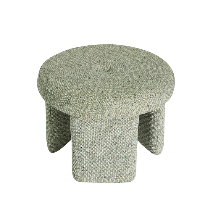 Hübsch Interior - Rocco poef, lichtgroen