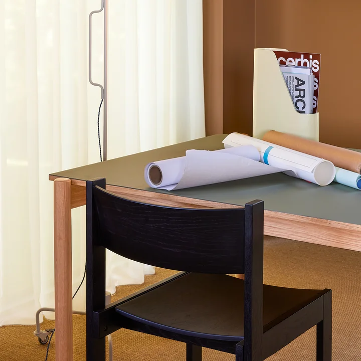 Hübsch Interior - Eetkamerstoel Forma, zwart eiken