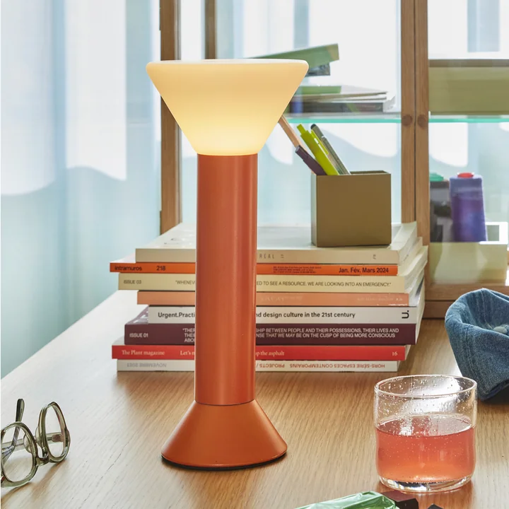 Hübsch Interior - Flash-batterijverlichting, metallic oranje