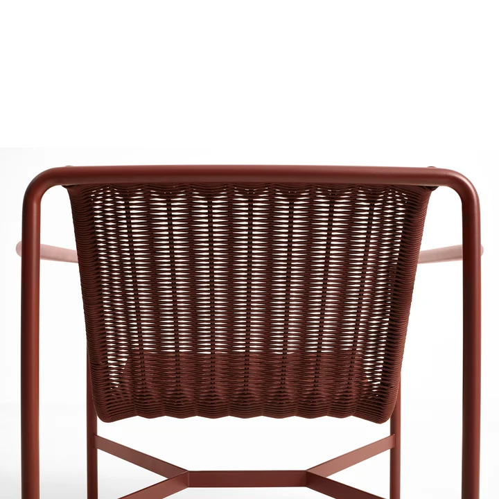 HAY Palissade Cord Dining Armchair -, ijzerrood