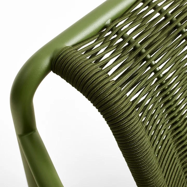 HAY - Palissade Cord Loungestoel Laag, olijf