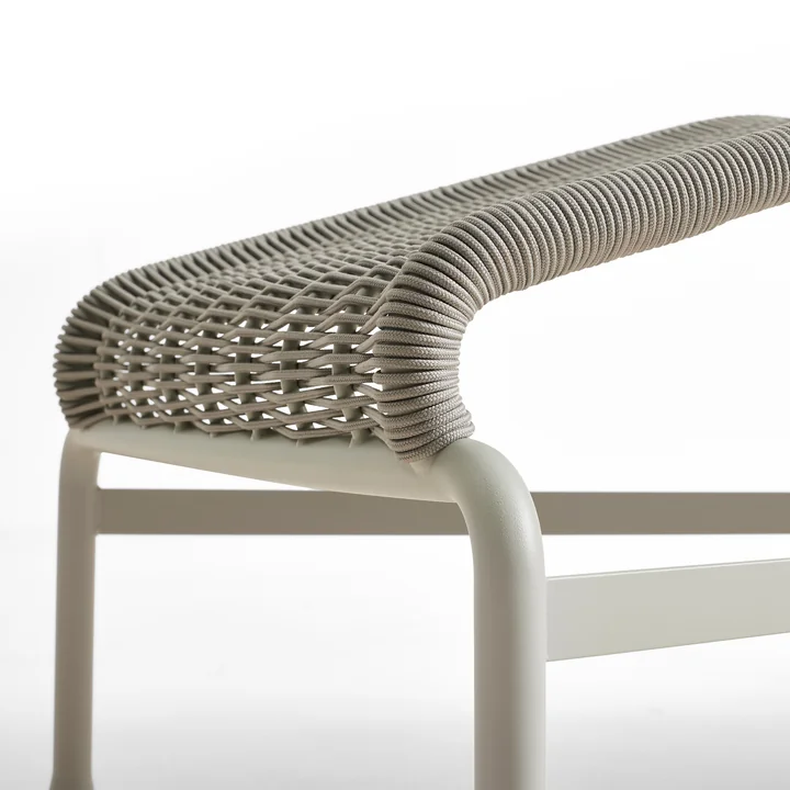 HAY Palissade Cord Chaise Longue - Ligstoel, hemelgrijs