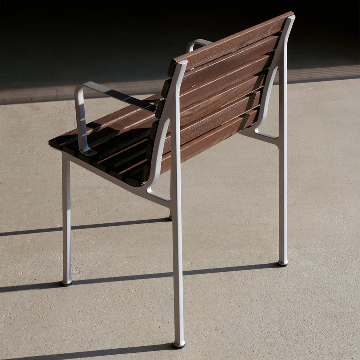 Traverse HAY - Fauteuil, aluminium / geolied essenhout