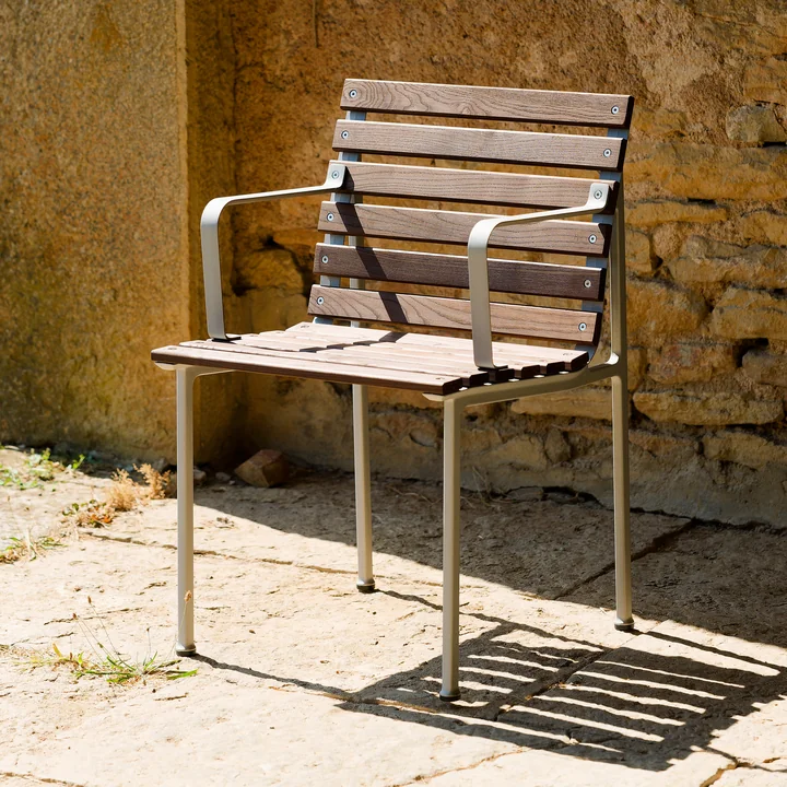 Traverse HAY - Fauteuil, aluminium / geolied essenhout