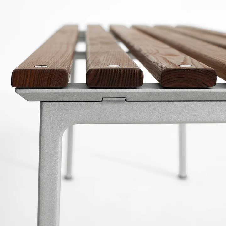 HAY - Traverse tafel, aluminium / geolied essenhout