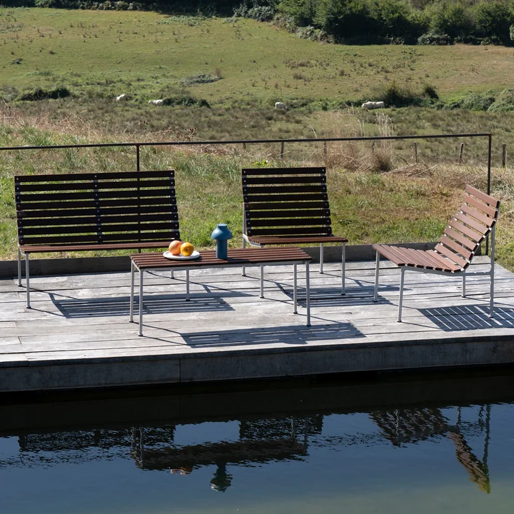 HAY Traverse - Collectie, aluminium / geolied essenhout