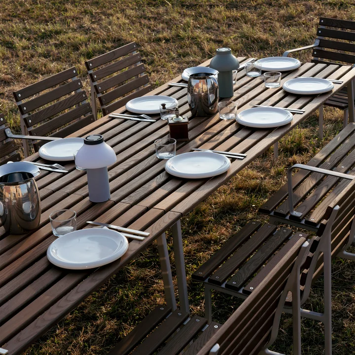 HAY - Traverse collectie, aluminium / geolied essenhout