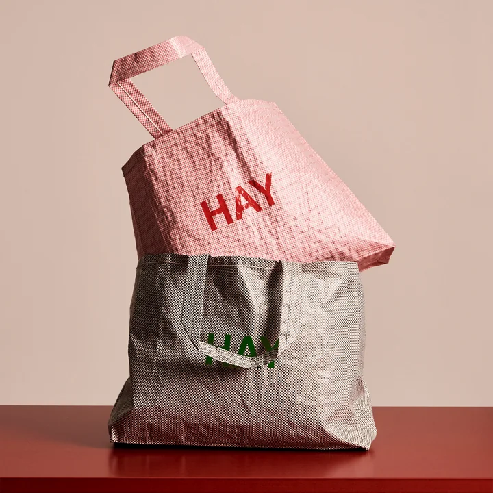 HAY - Candy Mono Tas, grijs en lichtroze