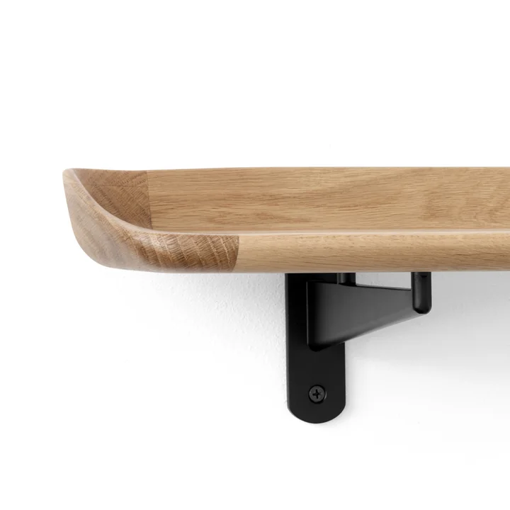 & Tradition - Guild HM wandplank, zwart / eiken gelakt