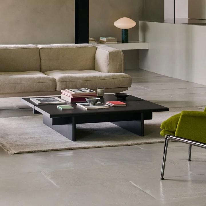 & Tradition Ita - OS4 Salontafel, 110 x 110 cm, donker gebeitst eiken