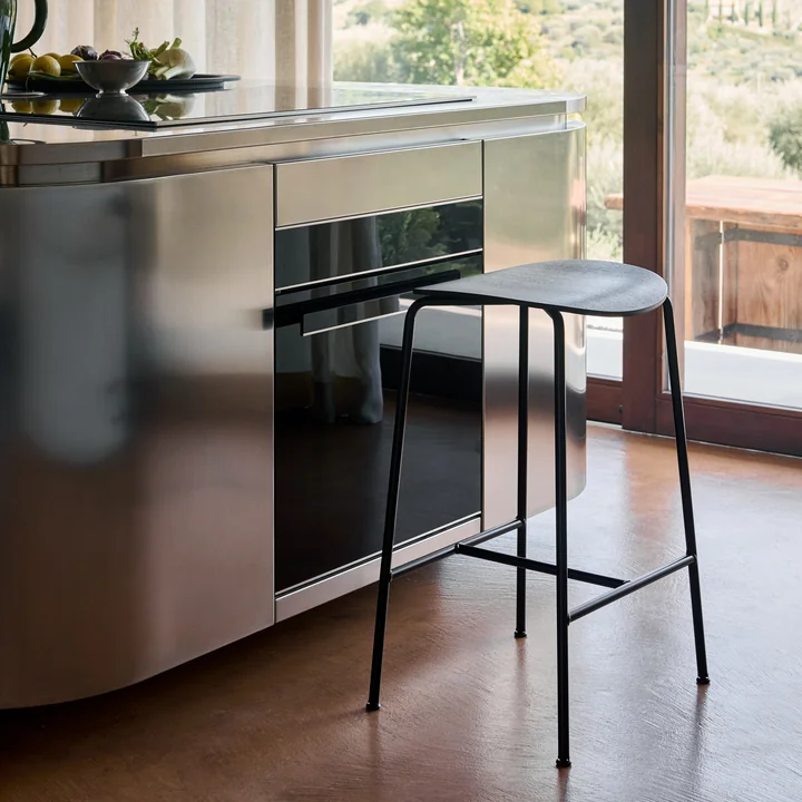 & Tradition Pavilion AV37 - Barkruk, H 68 cm, zwart eiken