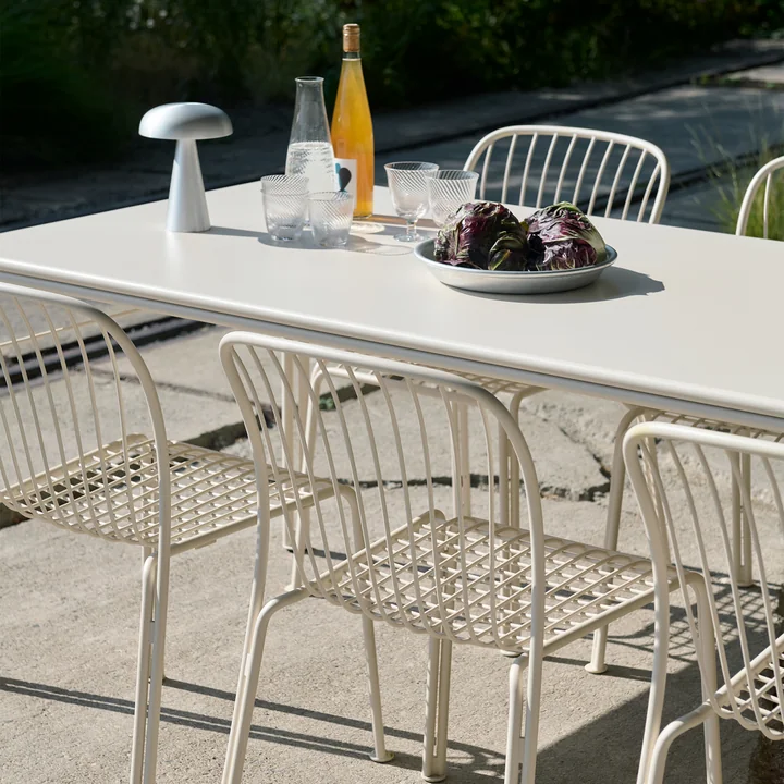 & Tradition Thorvald SC99 - Tuintafel, 220 x 90 cm, ivory