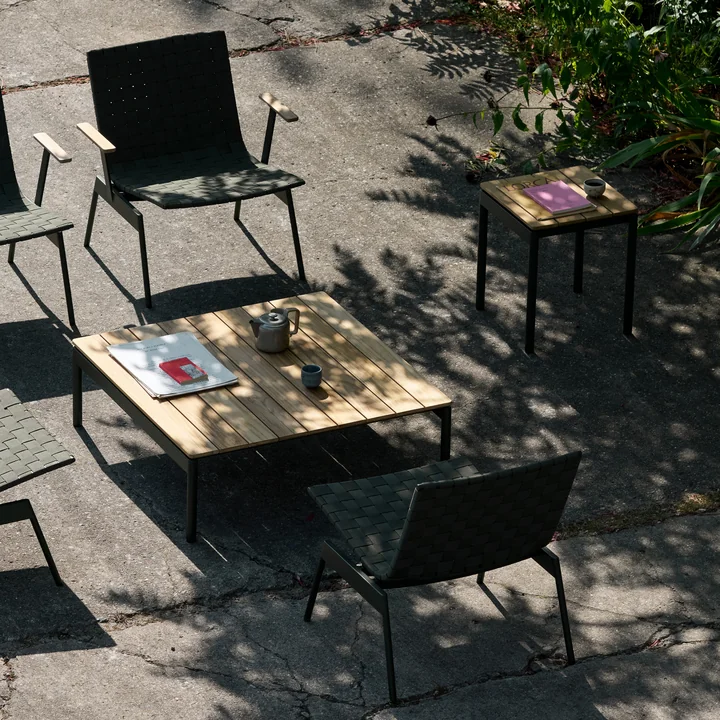 & Tradition Ville AV47 - Tuinkruk, teak / bronze green