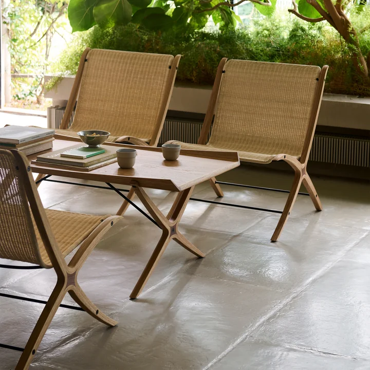 & Tradition X HM13 - Salontafel, 120 x 61 cm, eiken