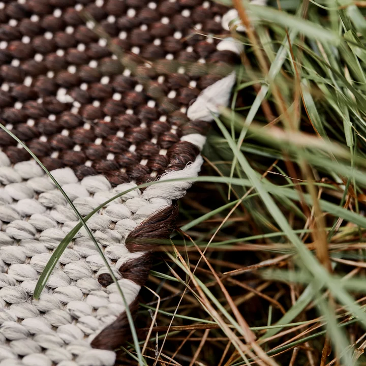 House Doctor - Alfo buitenkleed, 90 x 200 cm, bruin / naturel