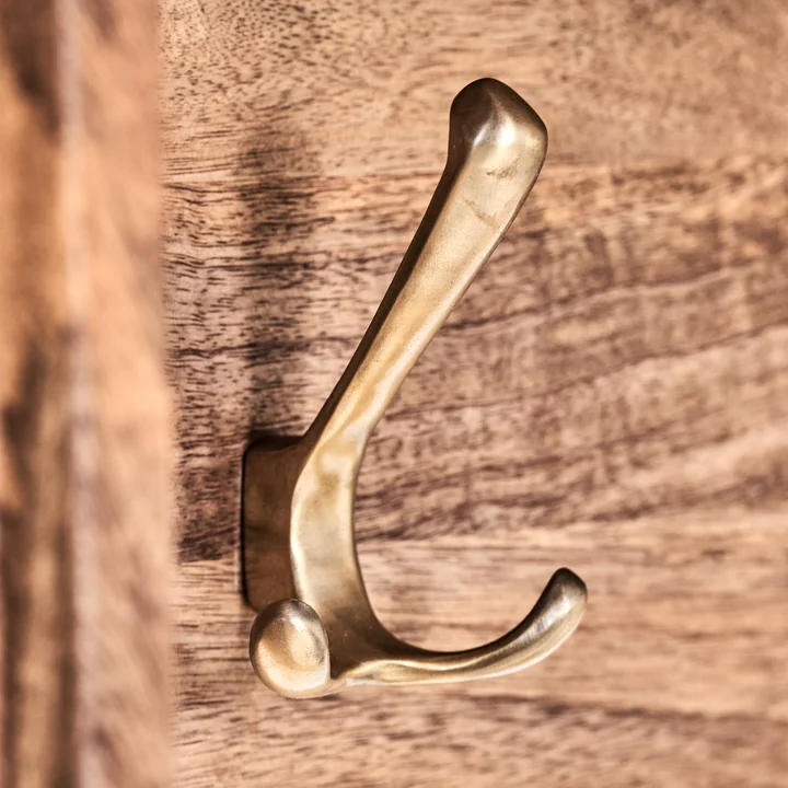 House Doctor - Balance wandkapstok, 100 x 141 cm, antiek bruin