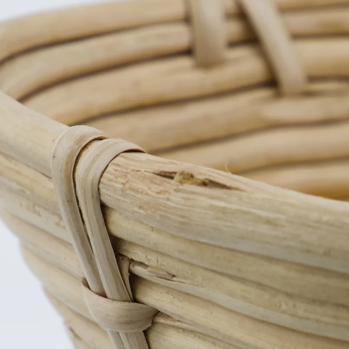 House Doctor - Kegelvormige opbergmand, L 15 x H 5 cm, rotan